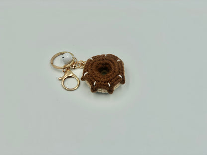 Crochet Donut Handbag Charm