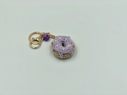 Crochet Donut Handbag Charm