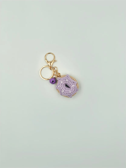 Crochet Donut Handbag Charm